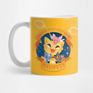 Never too old for neopets Mug